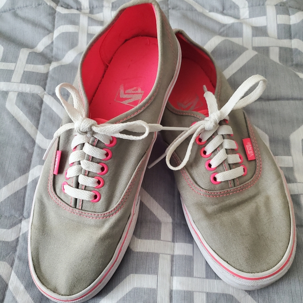 Vans Women's Sneakers Pink Gray 9.5